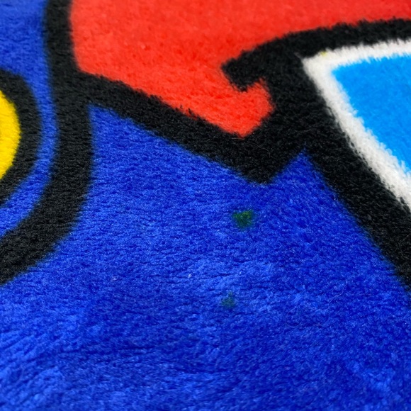 Nintendo Super Mario Blanket Fleece Throw 2010 Goomba Luigi Mushroom 50X60 - Picture 12 of 15